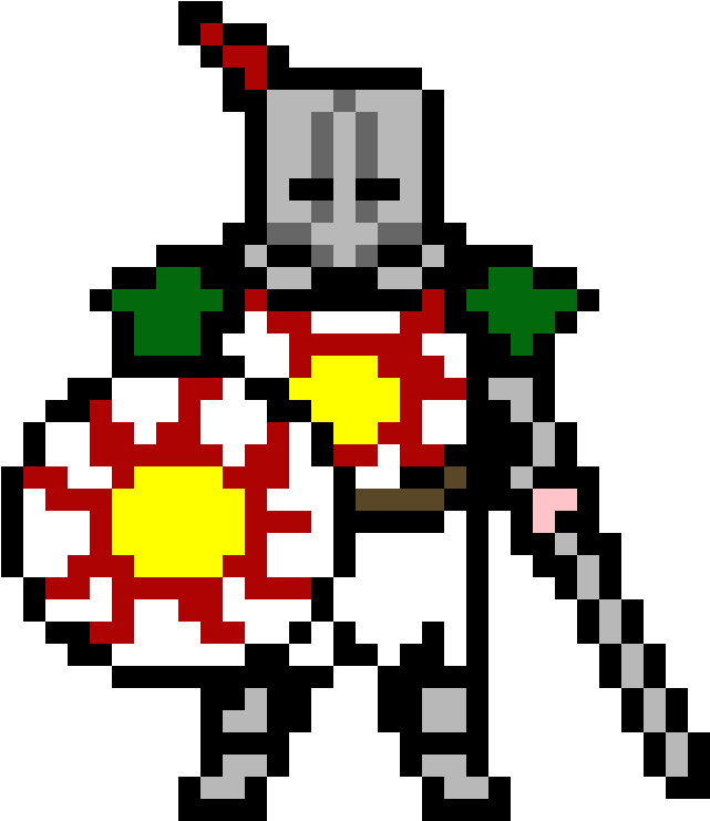 Solaire - Solaire Pixel Art Clipart (720x780), Png Download