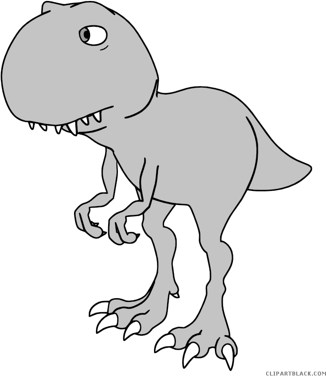 T Rex Clipart - Clipart Tyrannosaurus Rex Cartoon - Png Download (717x800), Png Download