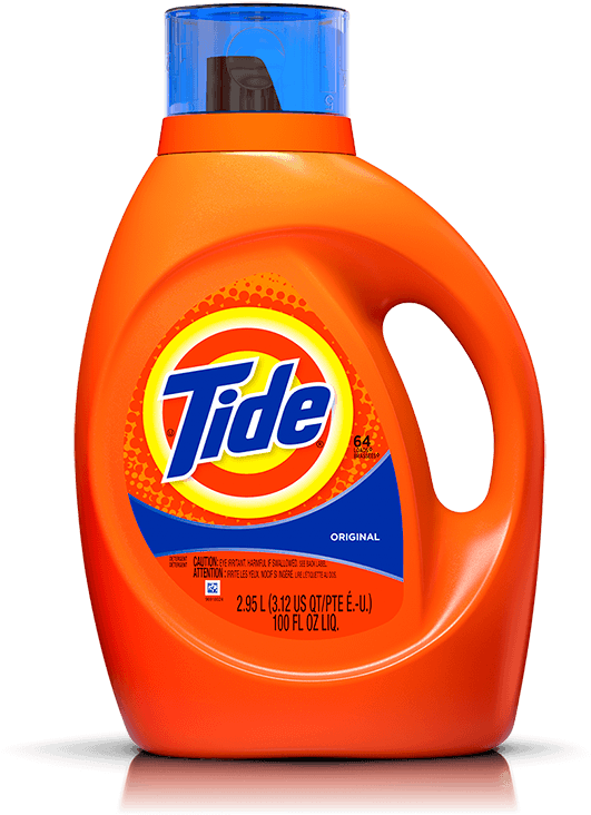 Tide Original Scent Liquid Laundry Detergent - Tide Laundry Detergent 50 Oz Clipart (531x732), Png Download