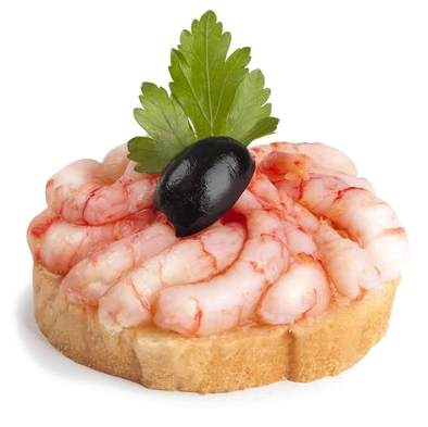 Amusebouche, Download, Dessert, Food, Dish Png Image - Crevetten Canapé Clipart (590x590), Png Download