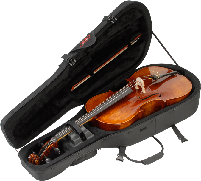 Sku View Image - Cello And Case Clipart (1200x611), Png Download