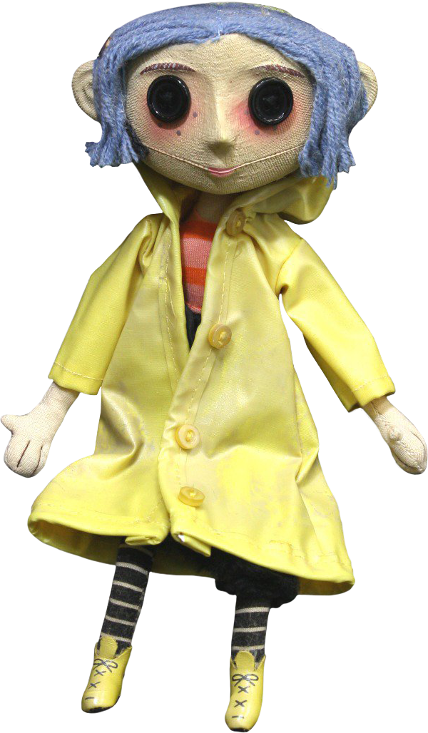 5sos Transparent Doll - Coraline Doll Clipart (600x1028), Png Download
