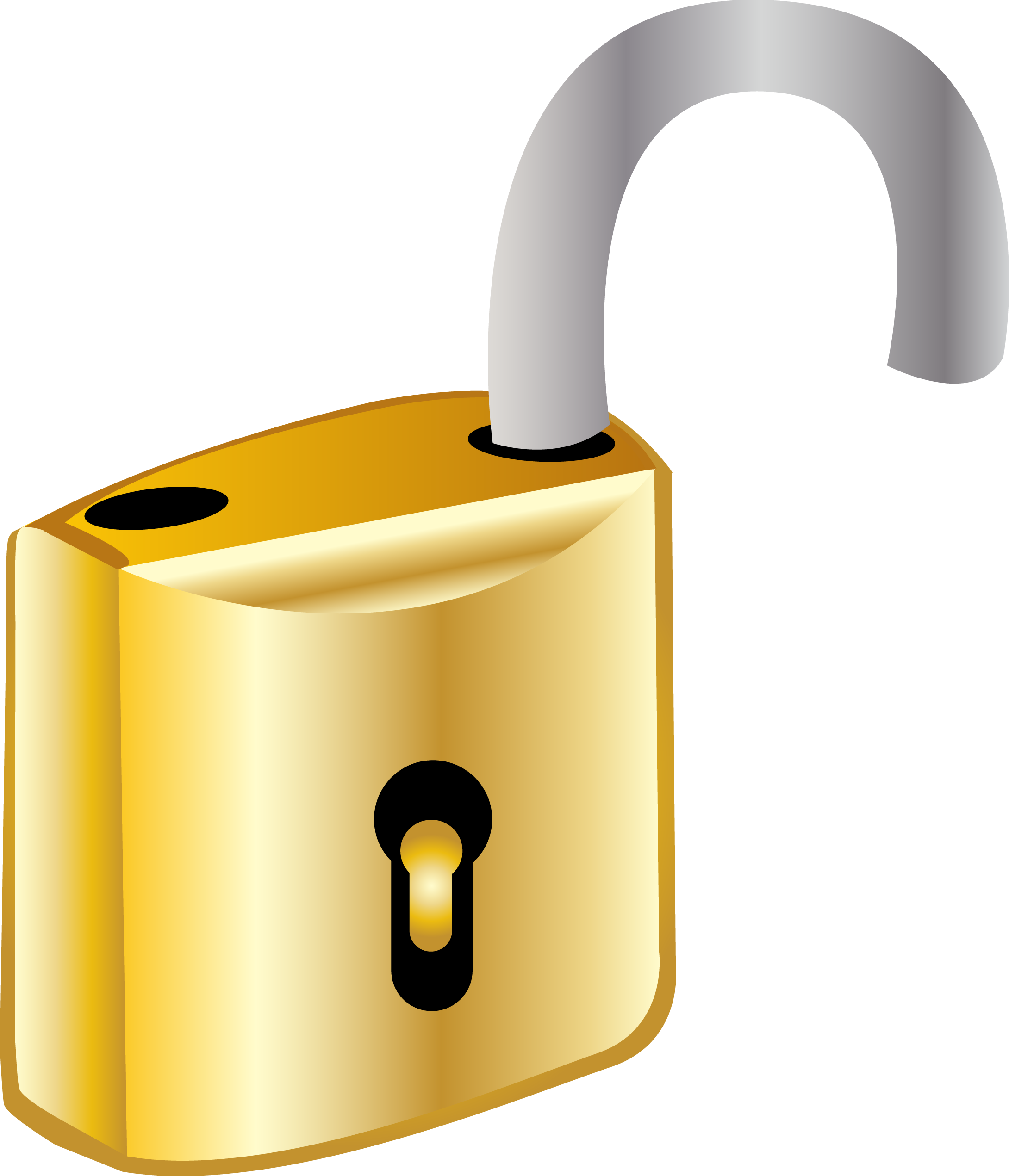 Chains Vector Padlock - Security Clipart (2180x2542), Png Download