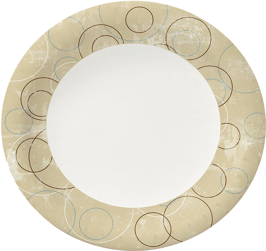 Paper Plates - Circle Clipart (1000x1000), Png Download