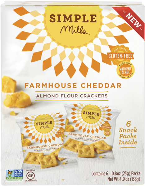 Simple Mills Almond Flour Crackers Clipart (600x600), Png Download