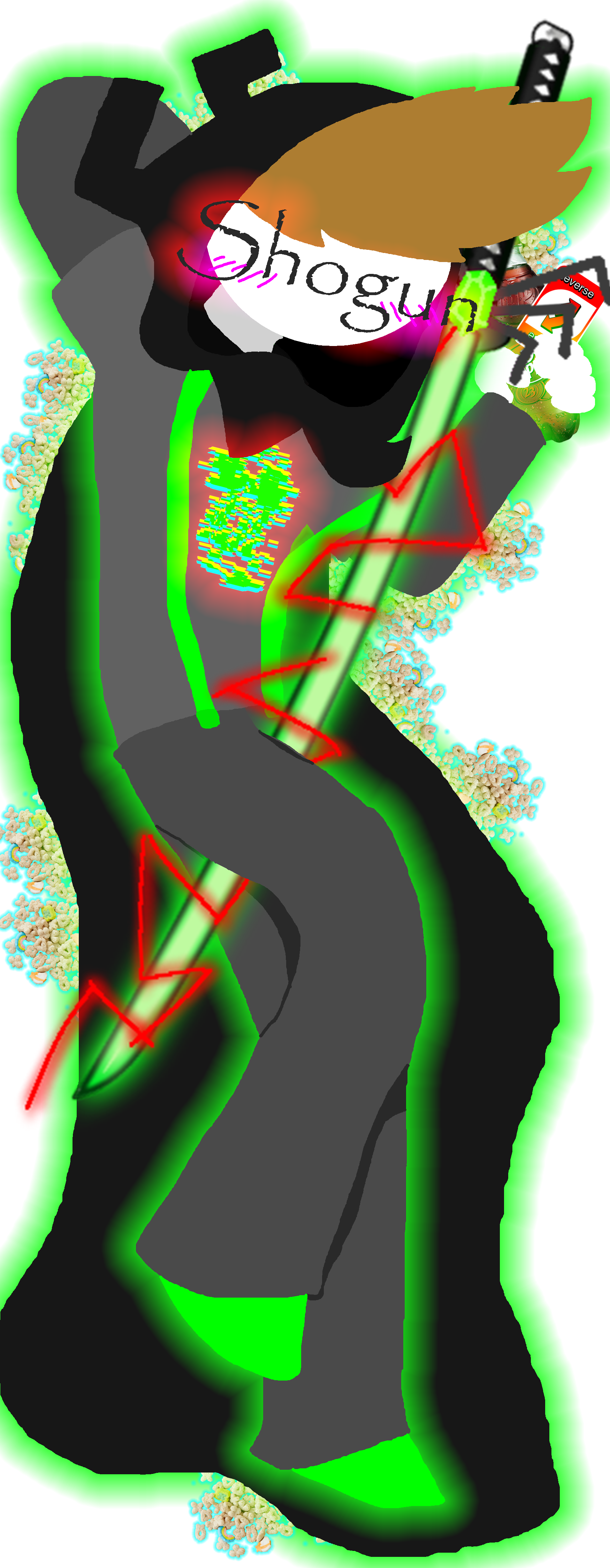 Shogun - Shogun Homestuck Clipart (1750x4500), Png Download