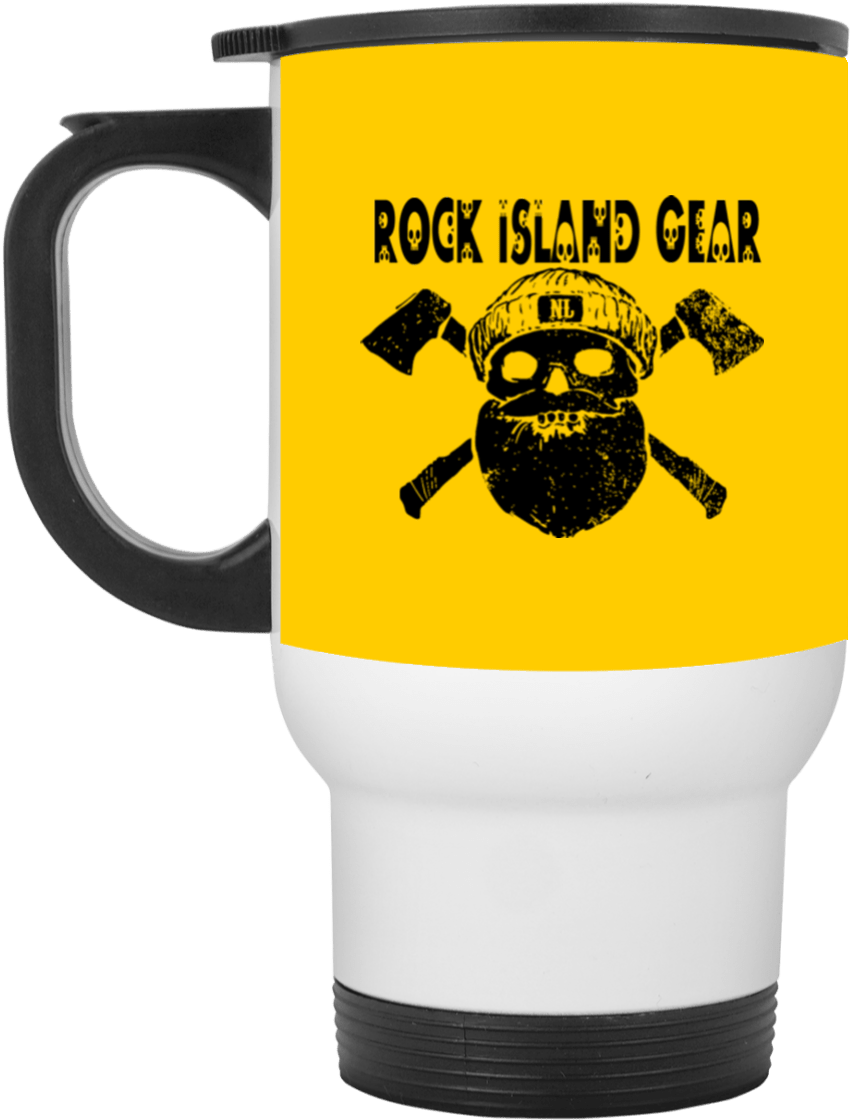 Rock Island Gear Lumberjack Travel Mug - Mug Clipart (850x1120), Png Download