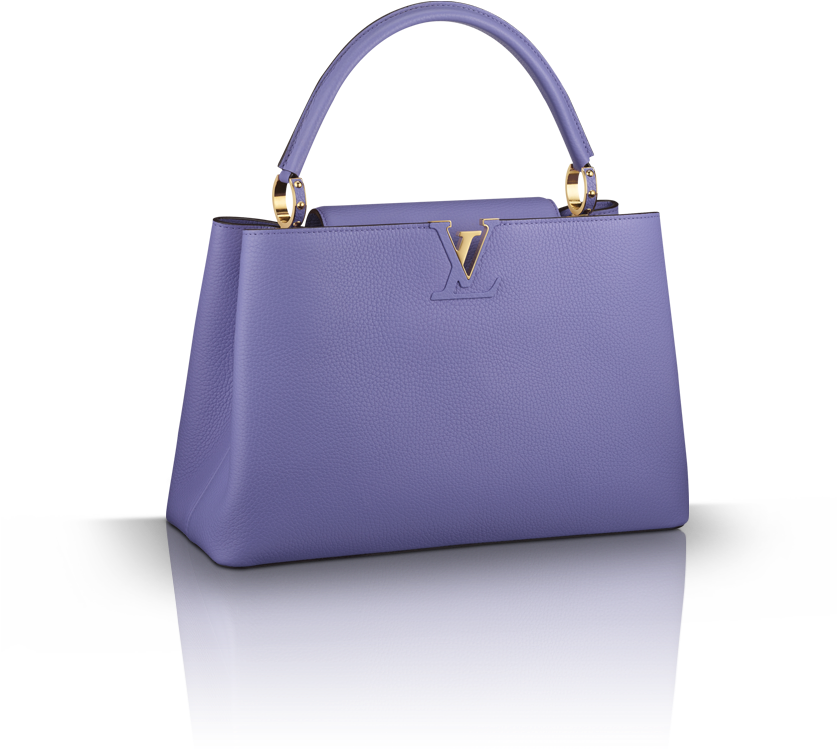 My Capucines Mm Via Louis Vuitton In Lilas - Handbag Clipart (900x900), Png Download