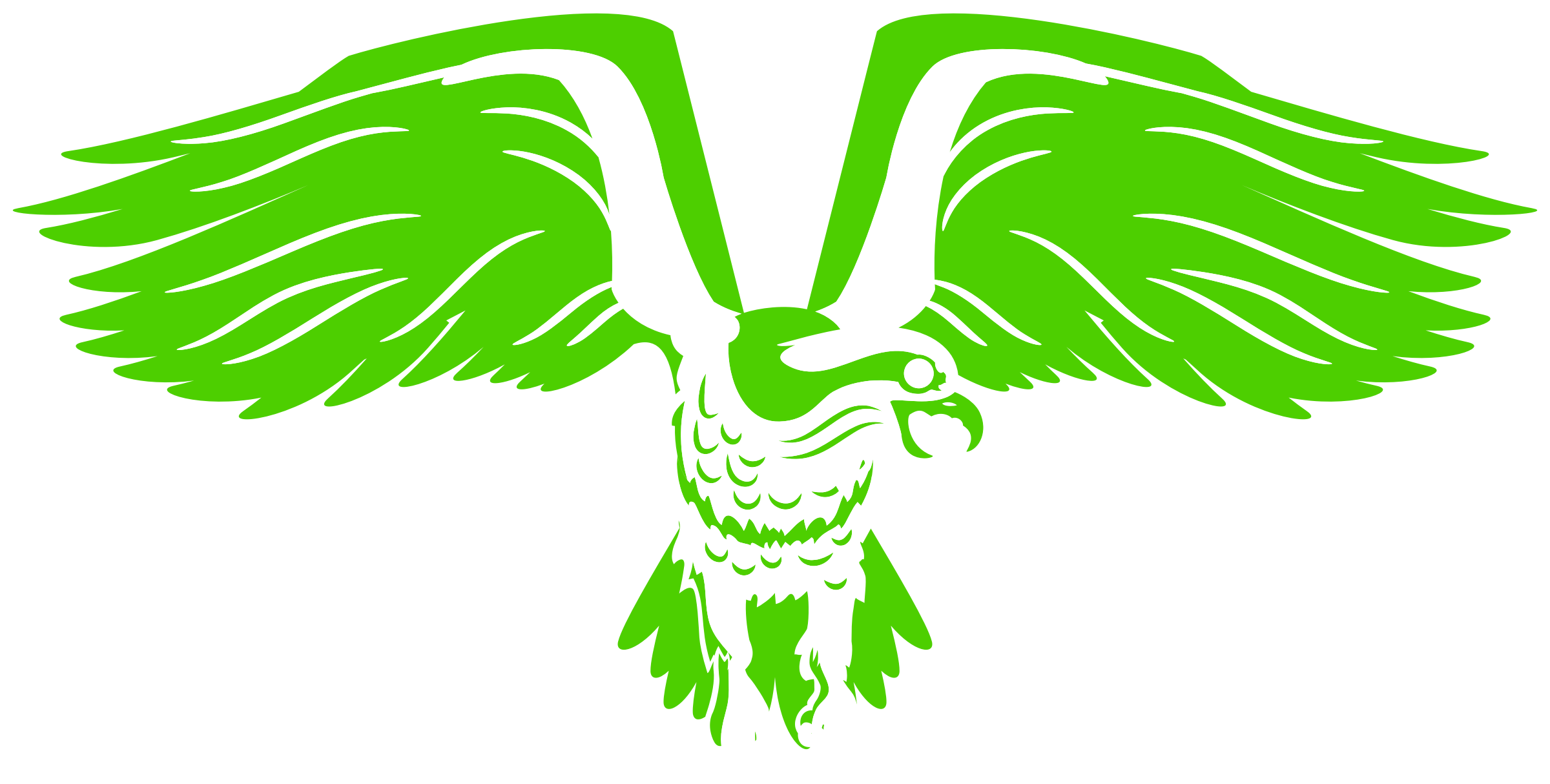 Seahawk Png Clipart (2400x1214), Png Download