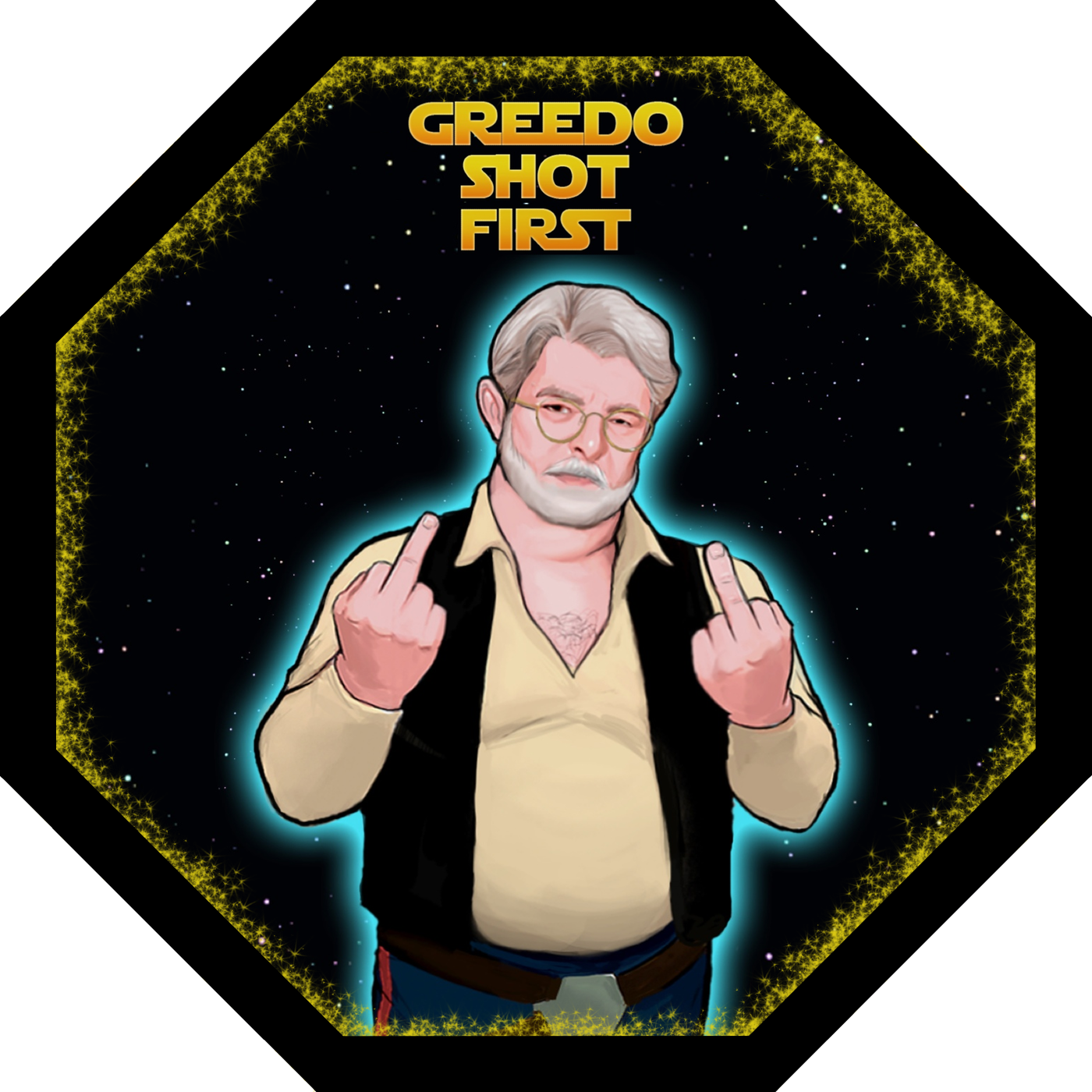 Peak Palpatine, Part 1 Greedo Shot First - Greedo Shot First Clipart (1400x1400), Png Download