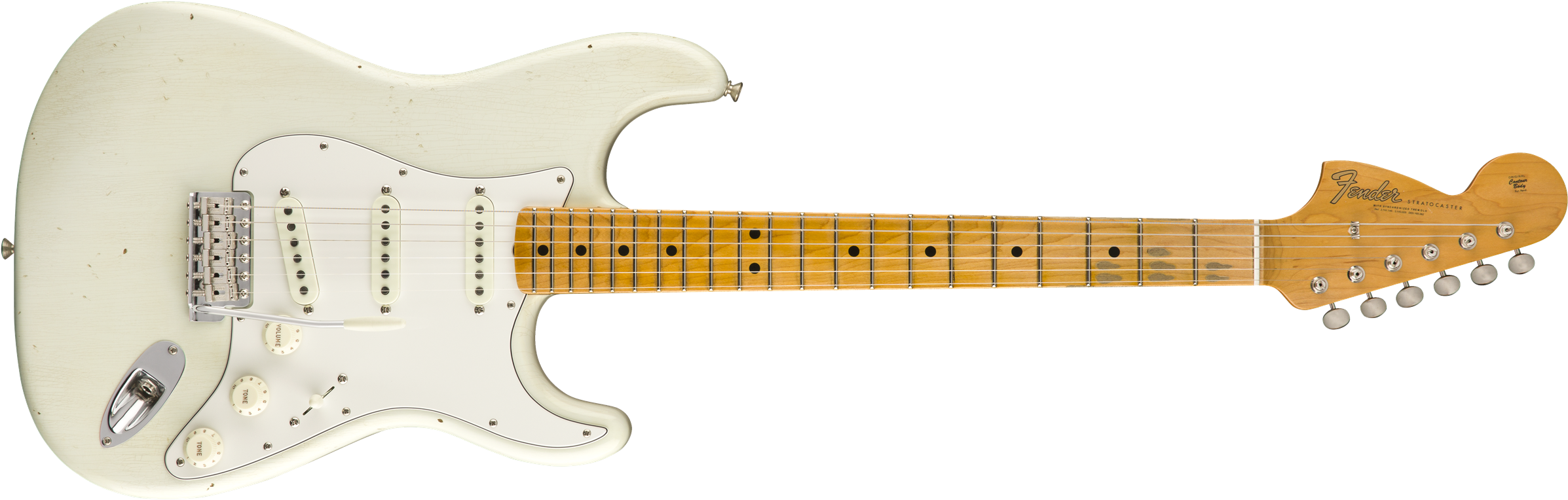 Jimi Hendrix Voodoo Child™ Strat® - American Special Strat Olympic White Clipart (2400x769), Png Download