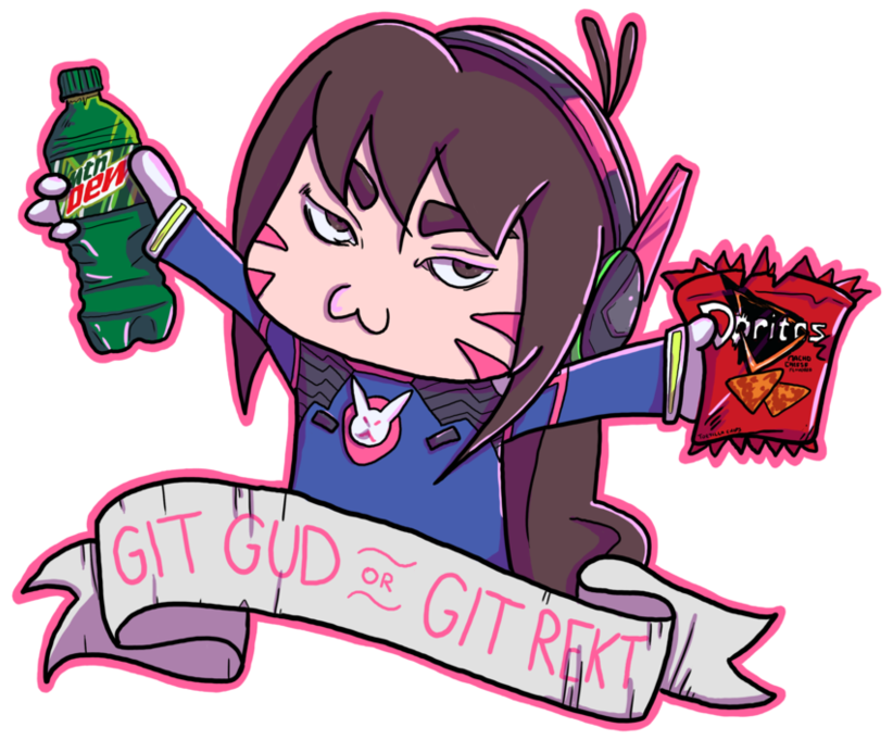 D Va By - D Va Fanart Clipart (988x809), Png Download