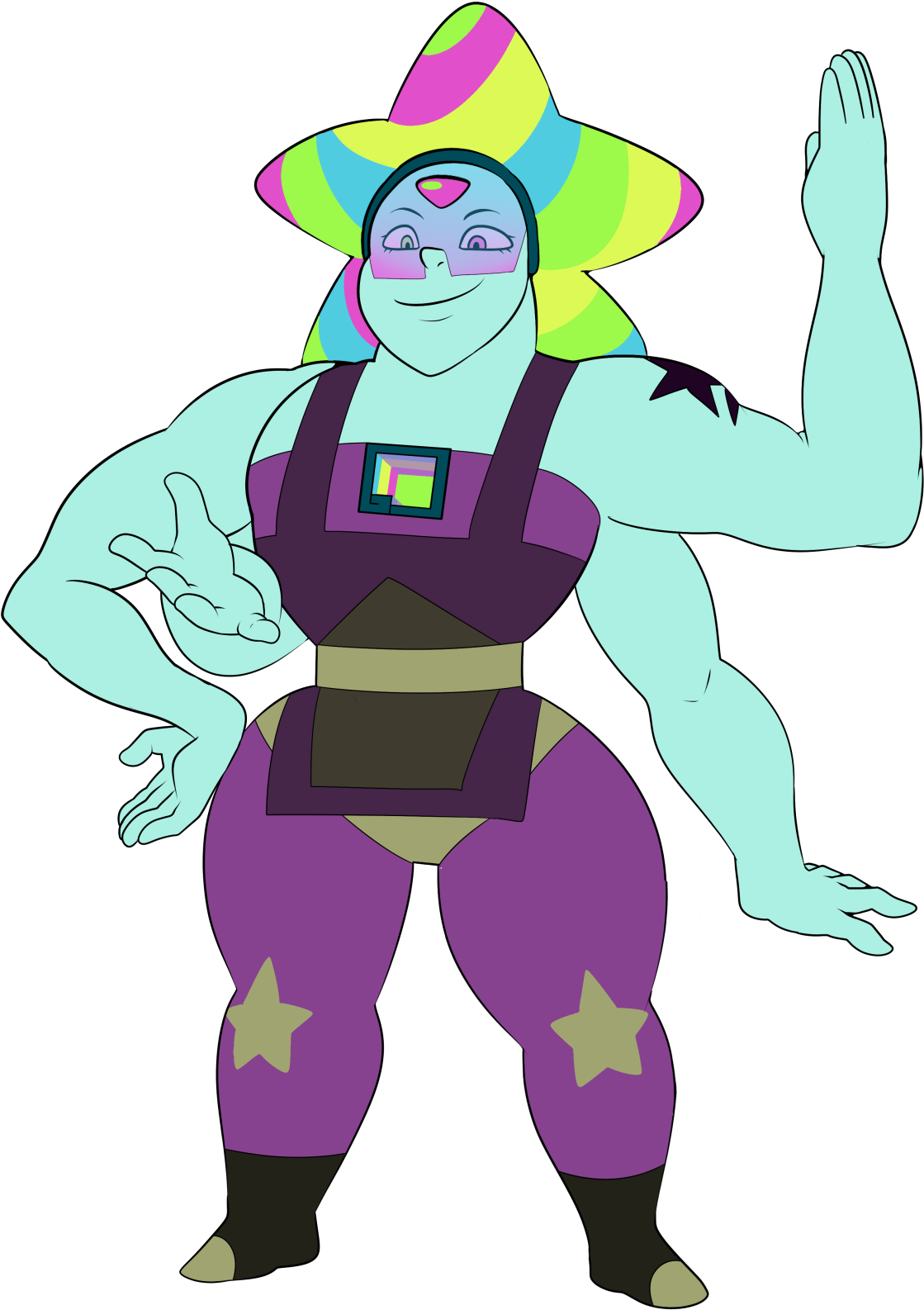 Peridot & Bismuth - Bismuth And Peridot Fusion Clipart (1280x1650), Png Download