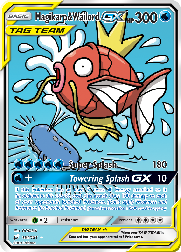 01 Of - Magikarp And Wailord Gx Clipart (819x1114), Png Download