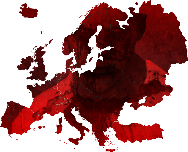 Pick A State - Christian Map Europe Clipart (640x591), Png Download