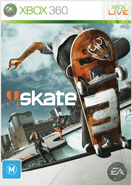 Skate 3 Png - Xbox 360 Games Eb Games Clipart (600x600), Png Download