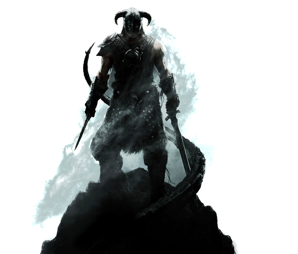 Skyrim Photo Skyrimdragonbornrender - Elder Scrolls 5 Skyrim Png Clipart (1024x859), Png Download