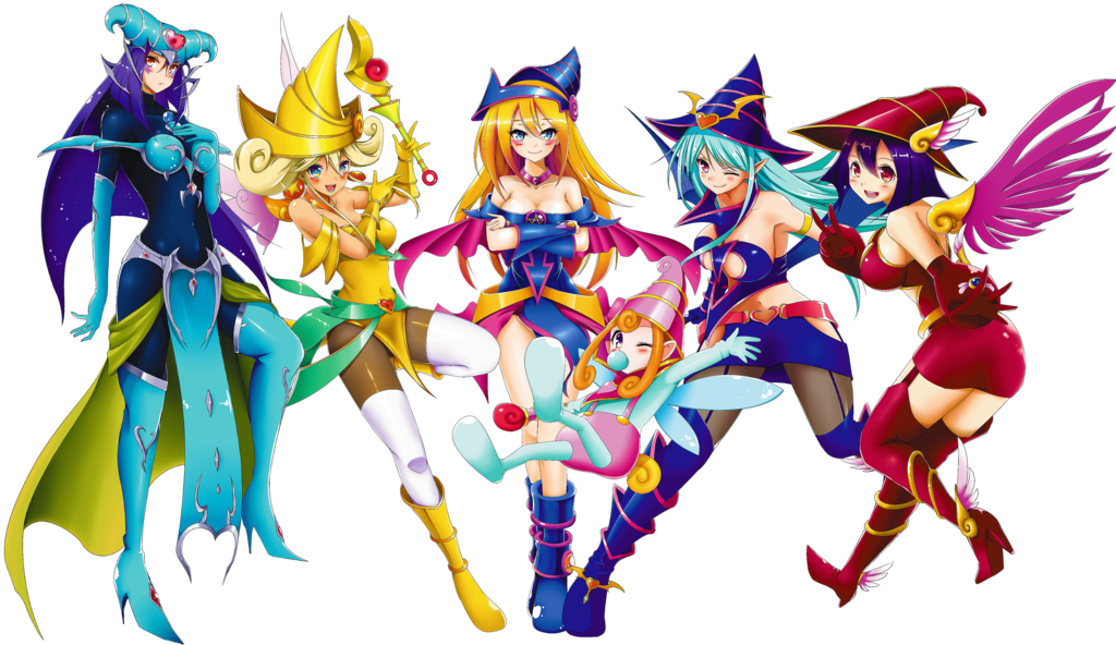 Dark Magician Girl - All Dark Magician Girls Clipart (1024x592), Png Download