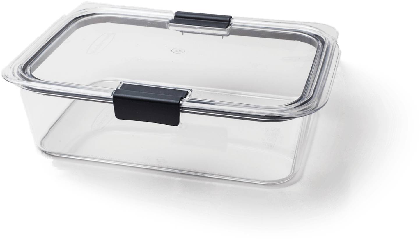 Plastic Food Storage Containers - Silver Clipart (1546x1546), Png Download