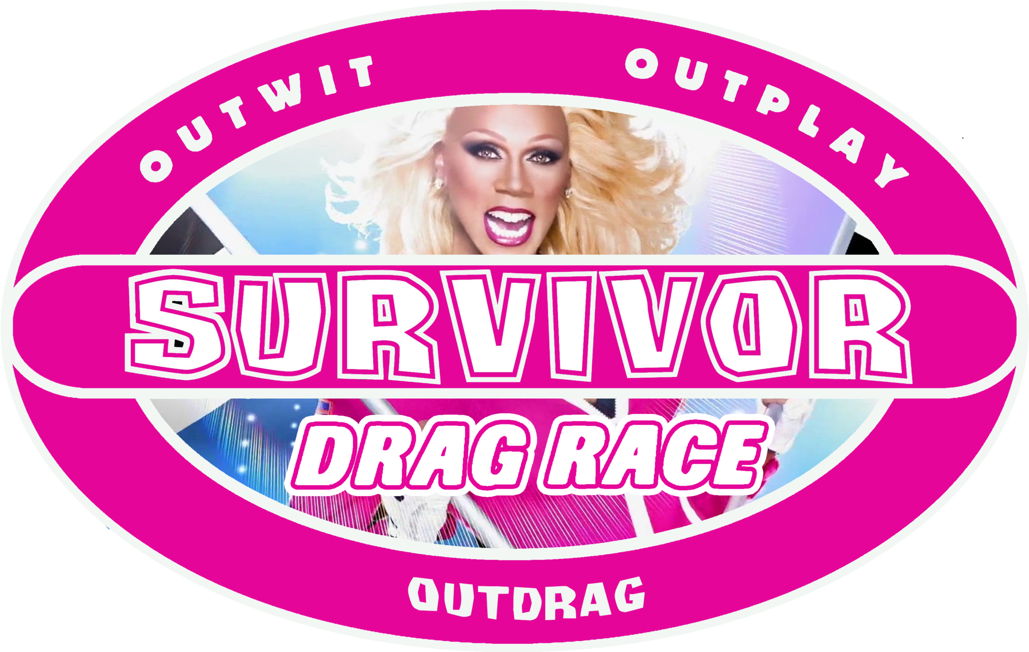 Survivor Drag Race - Blond Clipart (2001x1269), Png Download