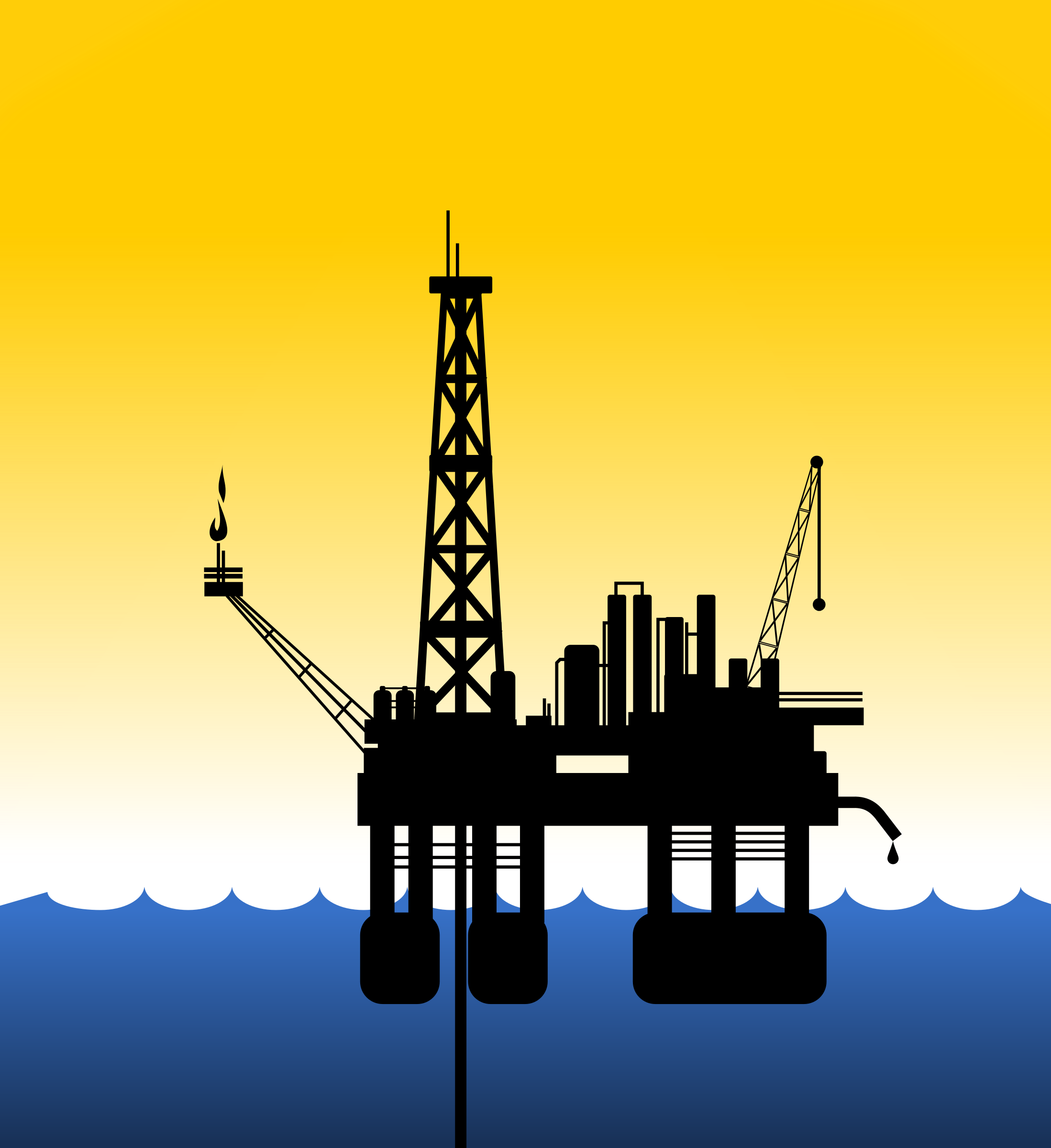 Oil Platform Drilling Rig Petroleum Oil Well Augers - Offshore Oil Rig Clipart - Png Download (687x750), Png Download