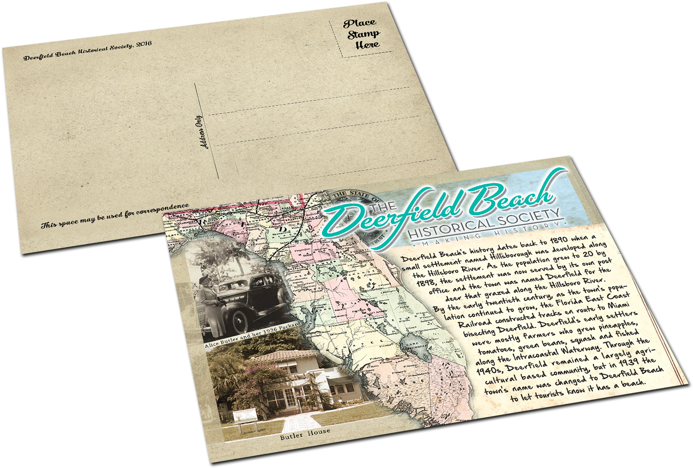 Deerfield Beach Historical Society - Newsprint Clipart (1500x1500), Png Download