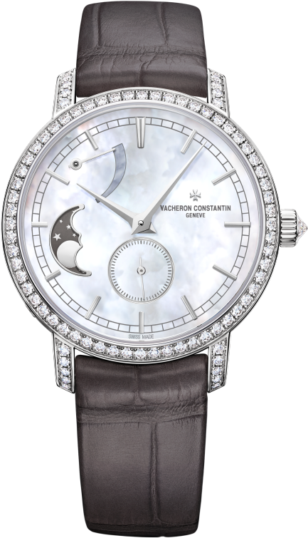 Traditionnelle Moon Phase - Vacheron Constantin Traditionnelle Moon Phase Clipart (520x850), Png Download