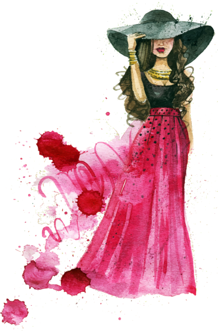 Elegant Drawing Prom - Lenovo A5 Back Cover Clipart (763x1158), Png Download