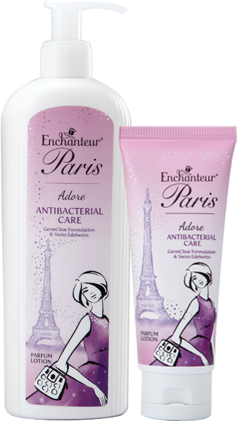 Adore Antibacterial Care Parfum Lotion - Cosmetics Clipart (600x800), Png Download