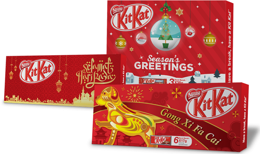 Kitkat Packaging Design - Kit Kat Clipart (850x522), Png Download
