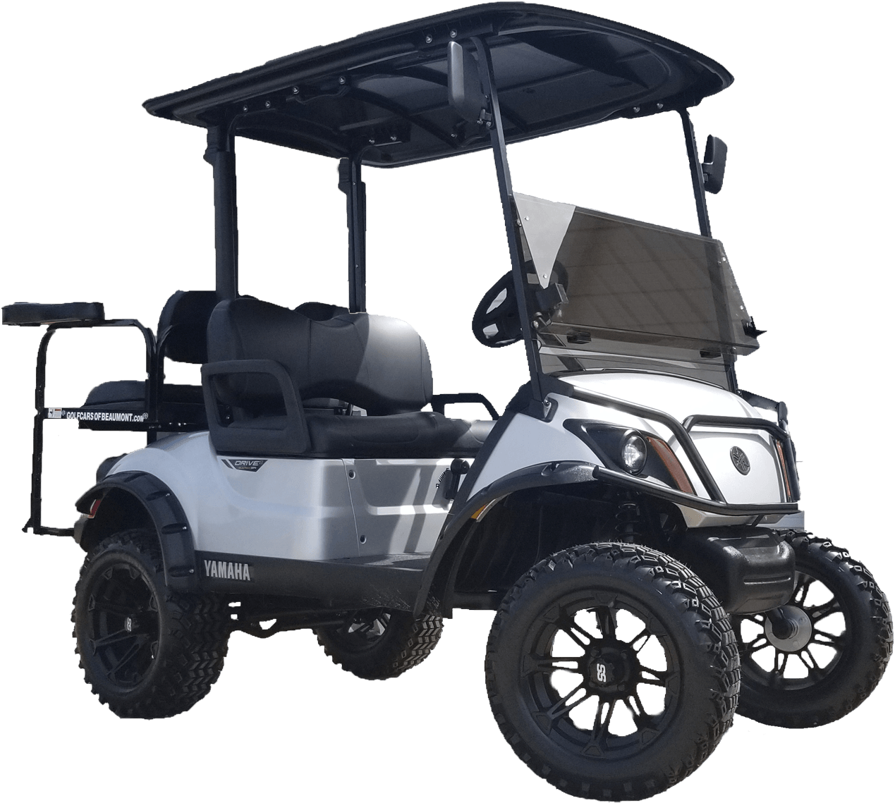 Silver Sport Package - Golf Cart Clipart (1296x1148), Png Download