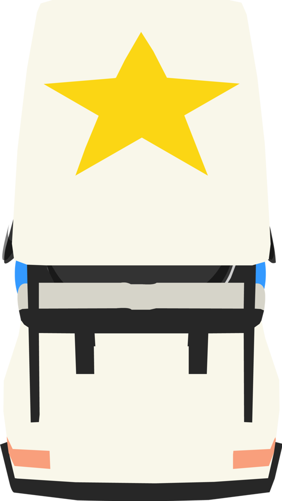 Golf Cart Back View Clipart (577x1024), Png Download