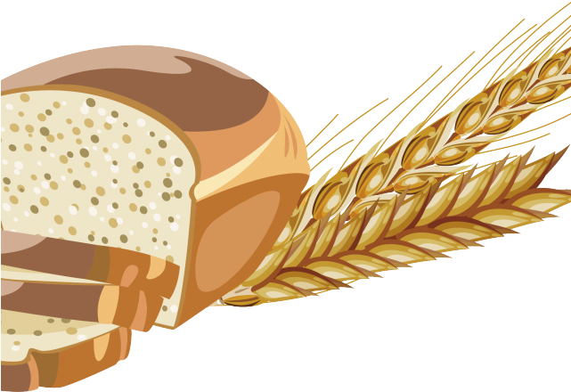 Grains Clipart Wheat Flour - Whole Grain Bread Clipart - Png Download (640x480), Png Download