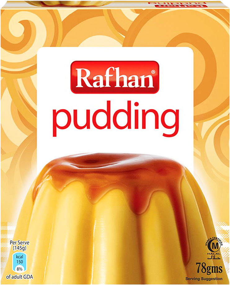 Rafhan Egg Pudding Mix 65 Gm - Rafhan Pudding Recipe Clipart (1000x1000), Png Download