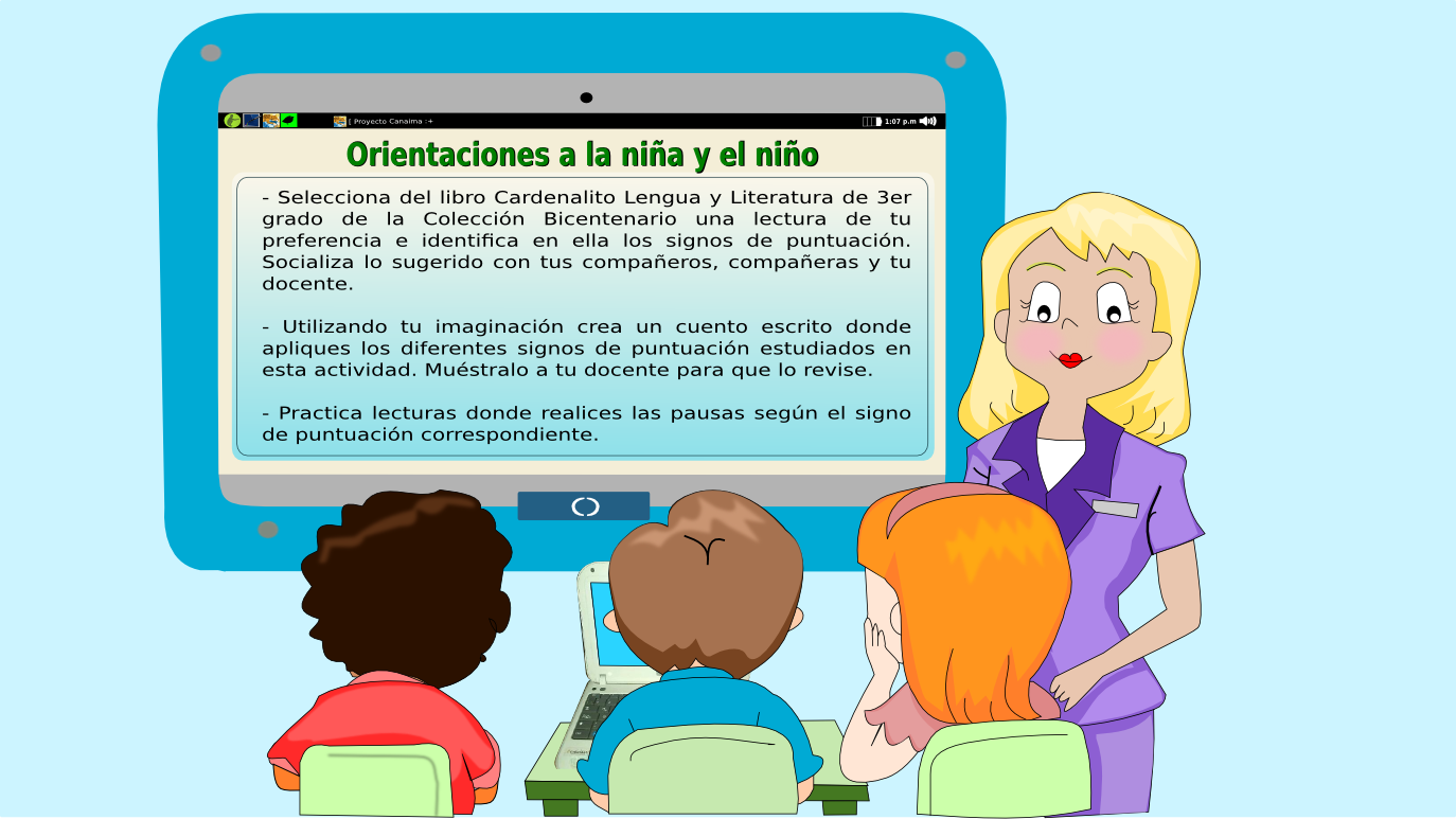 Orientaciones-ninos - Cartoon Clipart (1374x773), Png Download