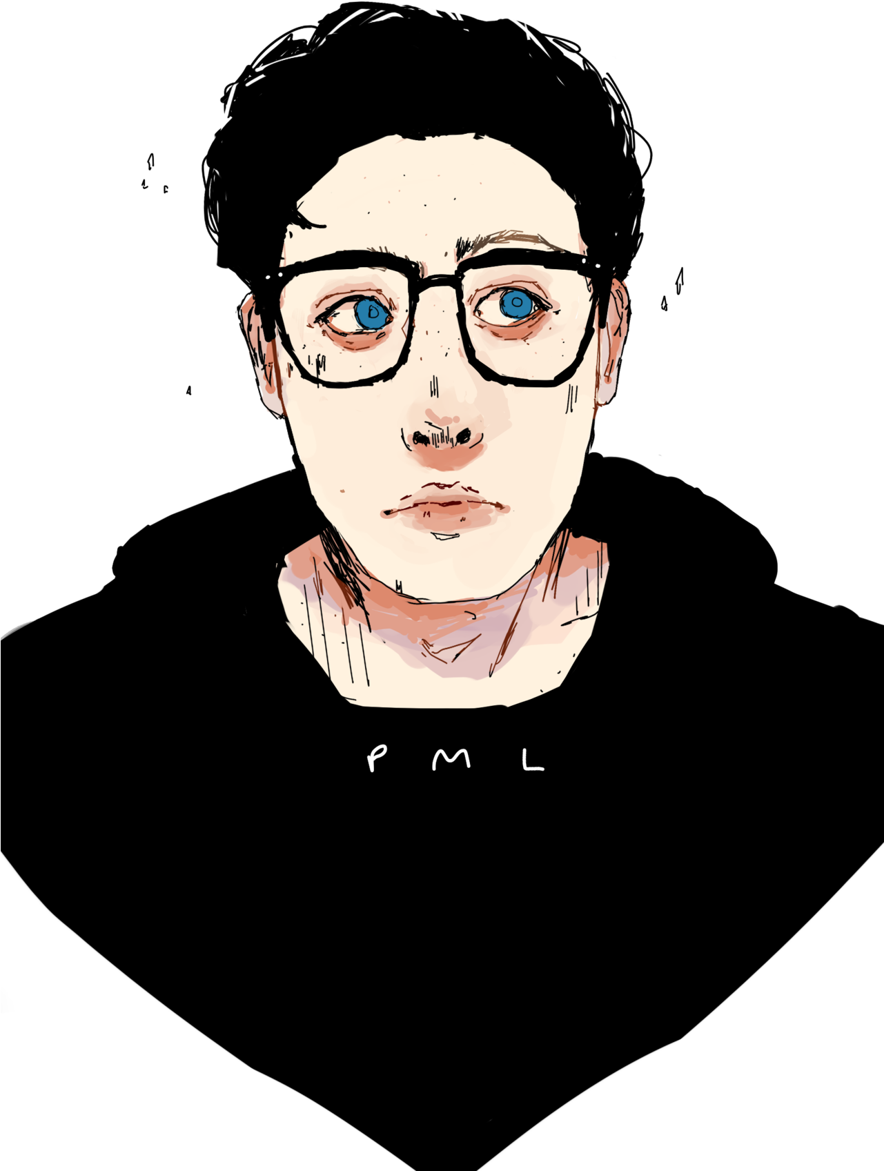 Amazingphil Transparent Head - Cartoon Clipart (1280x1782), Png Download