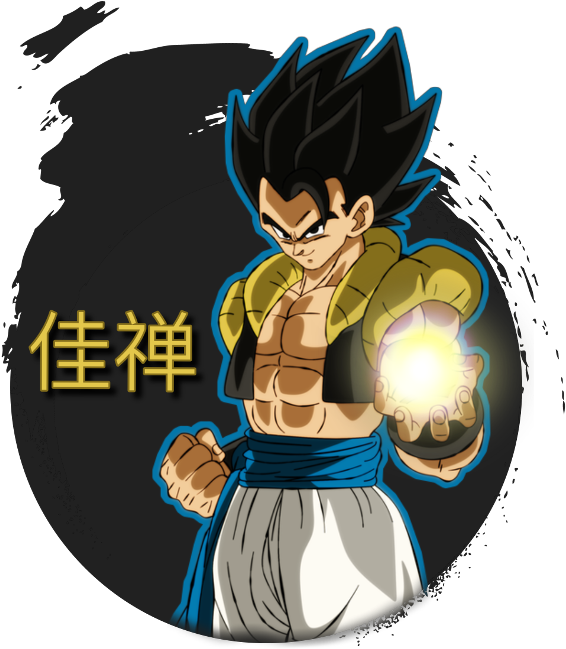 Gogeta Sticker - Cartoon Clipart (1024x1024), Png Download