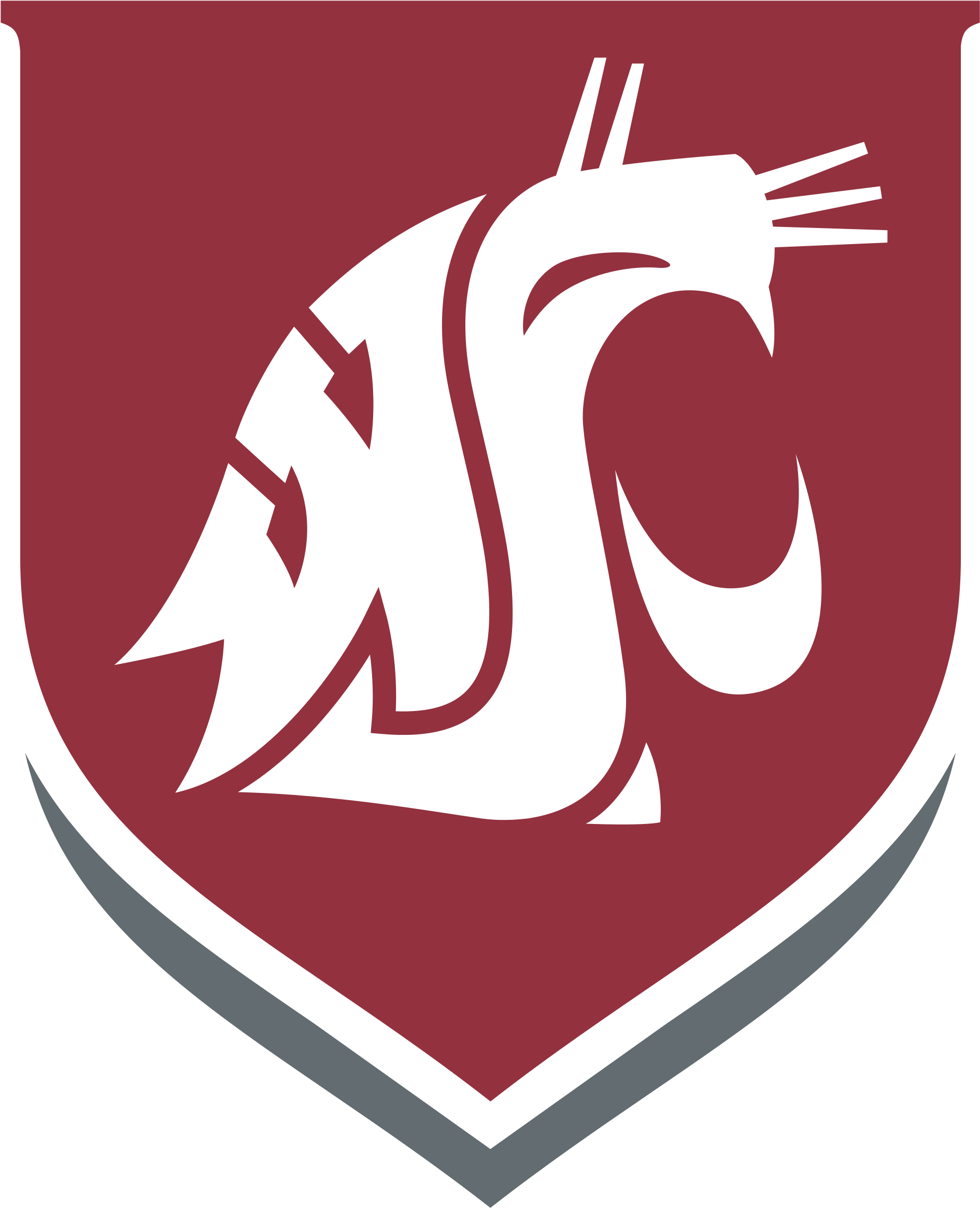 Washington State Cougars - Washington State Cougars Logo Clipart (2400x2400), Png Download
