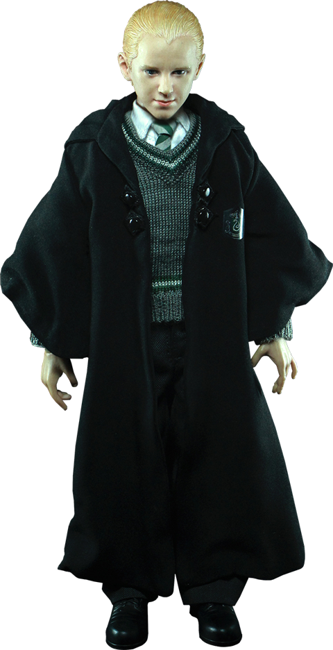 Draco Malfoy Uniform Version Sixth Scale Figure - Draco Malfoy Uniforme Clipart (480x937), Png Download