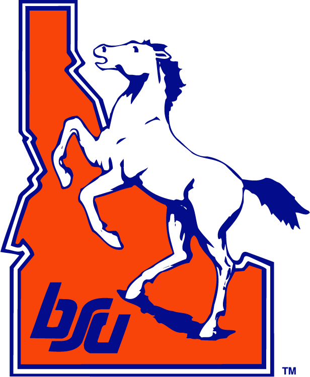 Broncos, Boise State Boise State Football, Boise State - Vintage Boise State Logo Clipart (616x750), Png Download