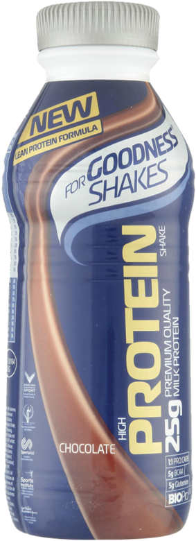 For Goodness Shakes Chocolate Protein Drink 475ml - Lucozade Clipart (800x800), Png Download