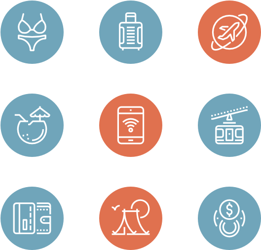 Leisure And Tourism - Circle Clipart (600x564), Png Download