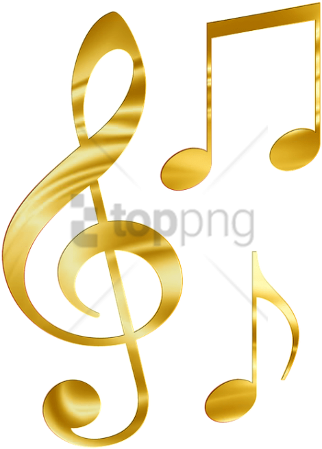 Free Png Colorful Music Note Png Png Image With Transparent - Gold Music Notes Png Clipart (480x679), Png Download