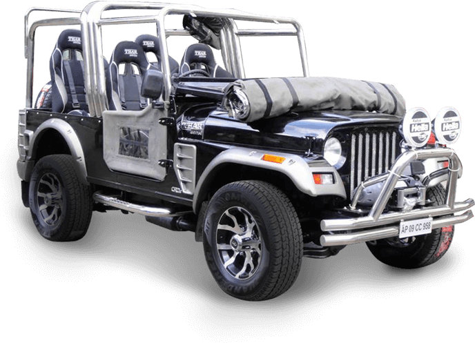 Thar Adventure Open Top - Thar Car Top Model Clipart (800x600), Png Download