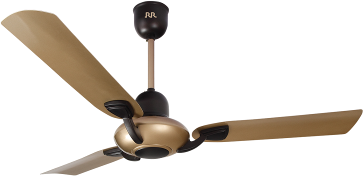 Rr Electric Voguish- 1200mm Gold Ceiling Fan - Ceiling Fan Clipart (738x738), Png Download