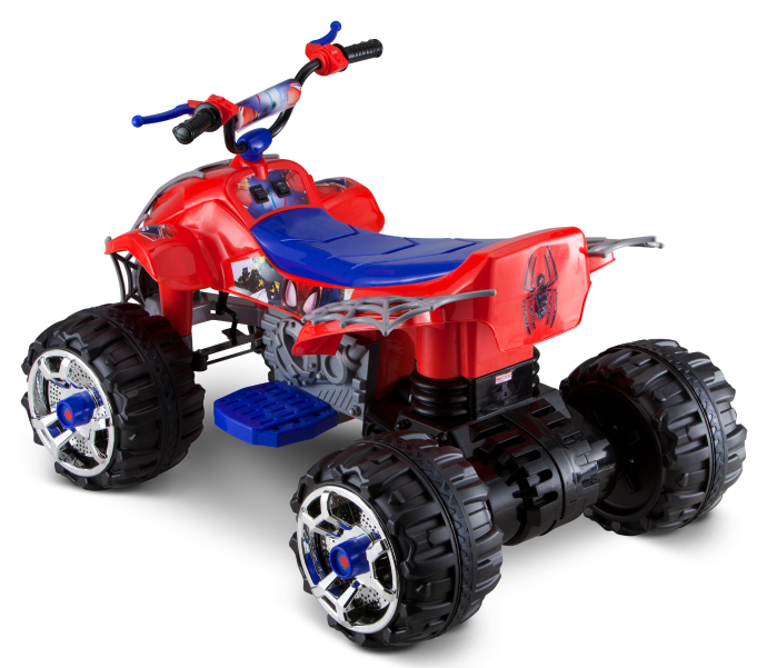 Spider-man Large Atv - All-terrain Vehicle Clipart (900x600), Png Download