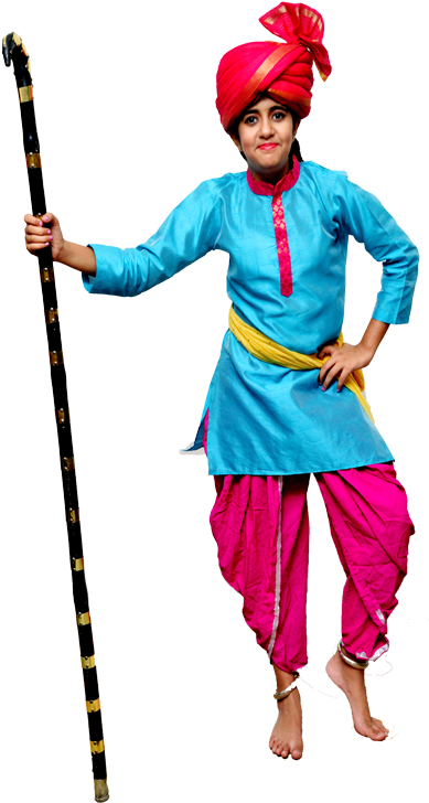 Haryanvi-boy - Haryanvi Boy Dress Clipart (450x750), Png Download