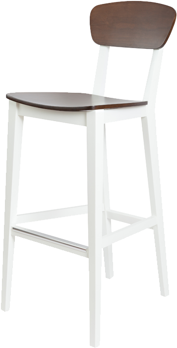Park Barstool 316 Veneer Seat In Two Tone Download - Chair Clipart (600x735), Png Download