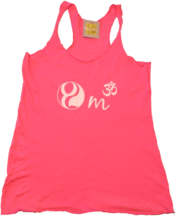 Om Tank Front Pink - Active Tank Clipart (623x761), Png Download