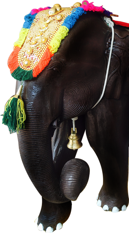 Indian Elephant Clipart (413x745), Png Download